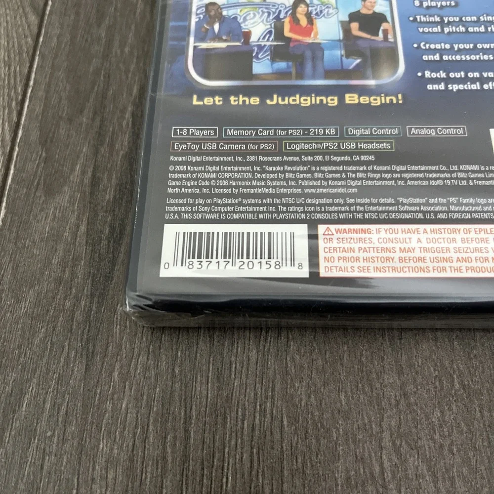 Karaoke Revolution American Idol Encore - Sony PlayStation 2